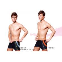 英发 Y3615 男士拼接面料拉长腿型高级平角泳裤