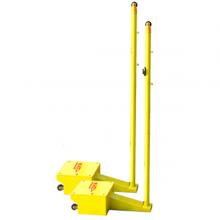 瑞动高级移动式羽毛球架50KG*2铸铁配重，电镀杆
